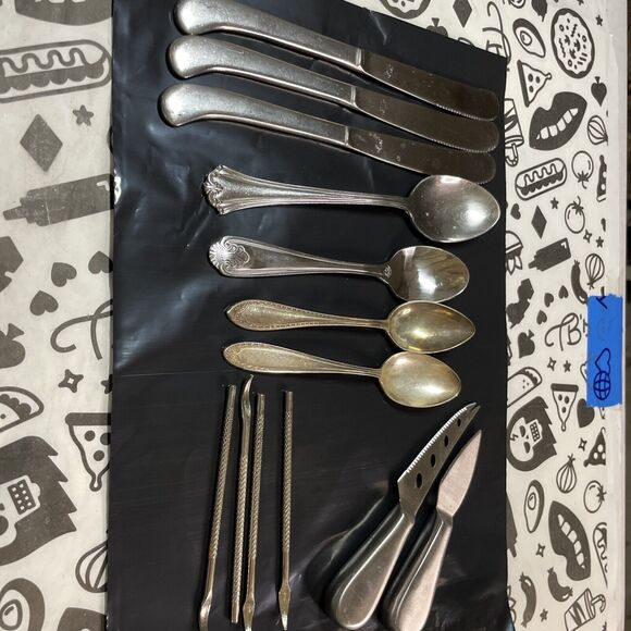 flatware mixed lot 13 Pc  Vintage And Modern - Picture 6 of 6